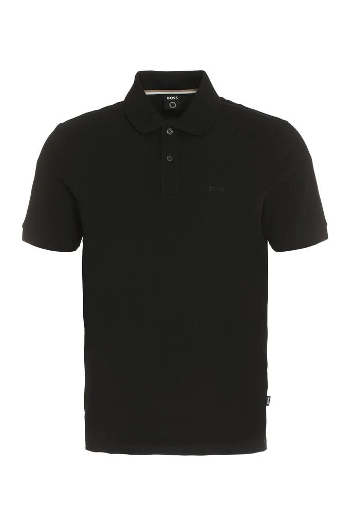 商品Hugo Boss|Boss Hugo Boss Logo Embroidered Regular-Fit Polo Shirt,价格¥492,第1张图片