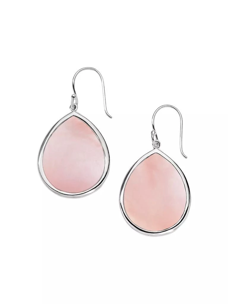 商品Ippolita|Polished Rock Candy Sterling Silver &amp; Mother-Of-Pearl Small Teardrop Earrings,价格¥2611,第1张图片