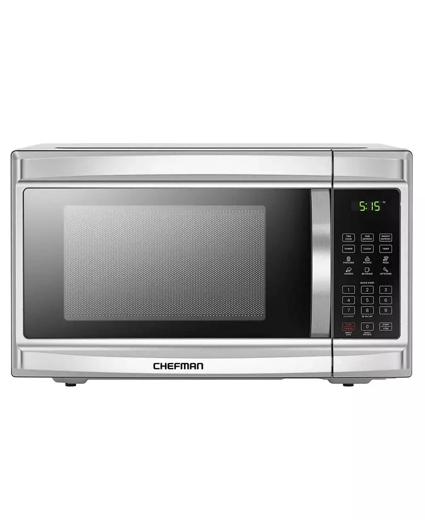 商品Chefman|1.3 Cubic feet Countertop Microwave Oven,价格¥2332,第1张图片
