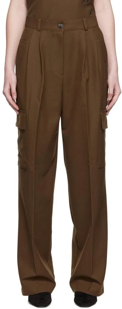 商品The Frankie Shop|Brown Maesa Trousers,价格¥787,第1张图片