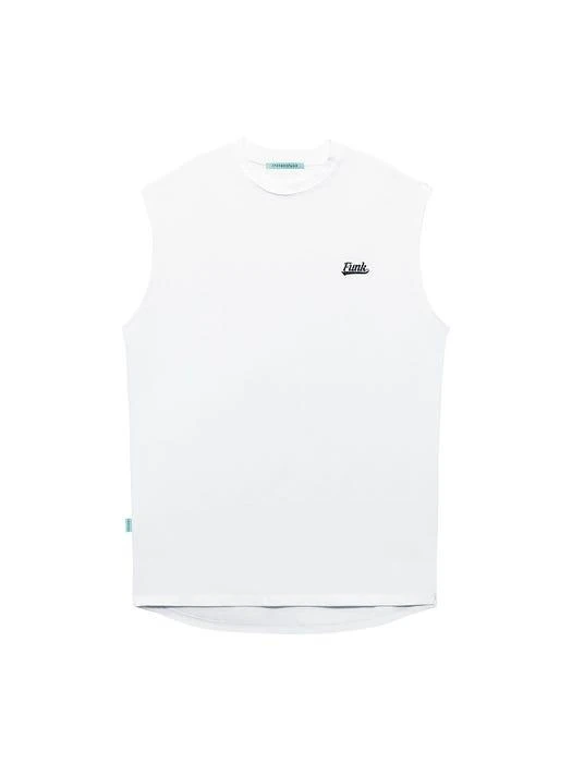 商品INSTANTFUNK|Ms Logo Sleeveless_White,价格¥635,第3张图片详细描述