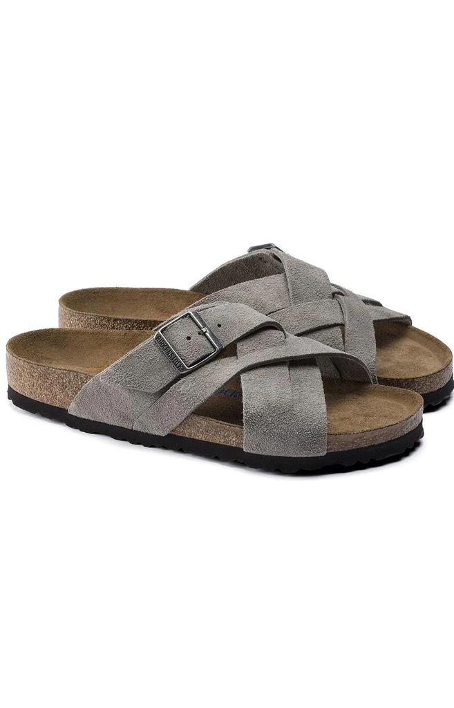 商品Birkenstock|(1020933) Lugano Soft Footbed Sandals - Stone Coin,价格¥363,第3张图片详细描述