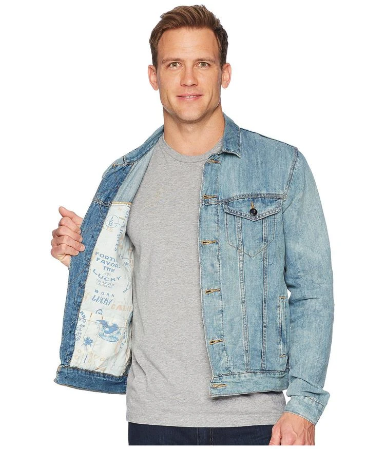 商品Lucky Brand|Lightweight Trucker Jacket,价格¥523,第5张图片详细描述