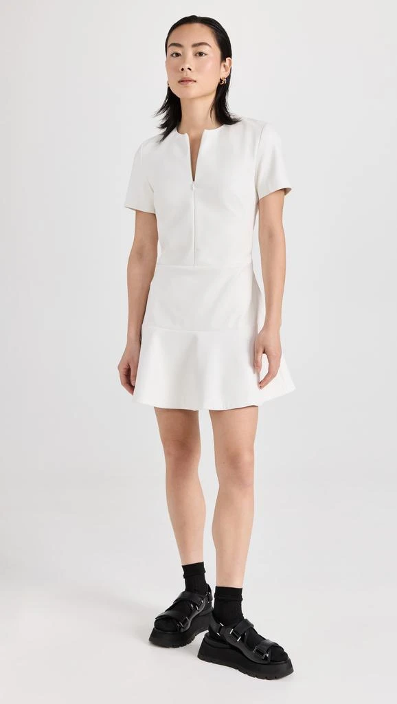 商品Proenza Schouler|Proenza Schouler White Label 仿皮荷叶边迷你连衣裙,价格¥4242,第5张图片详细描述