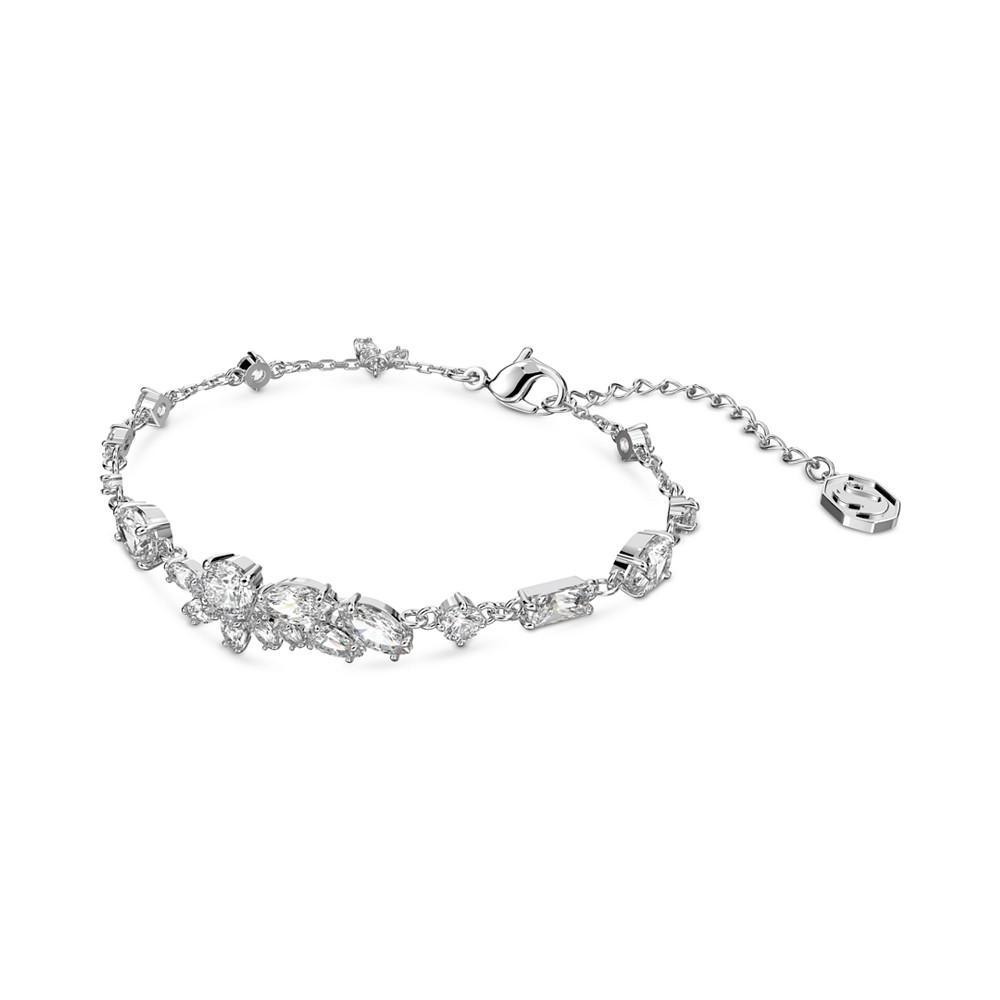 商品Swarovski|Silver-Tone Gema Crystal Dangling Bracelet,价格¥1365,第4张图片详细描述