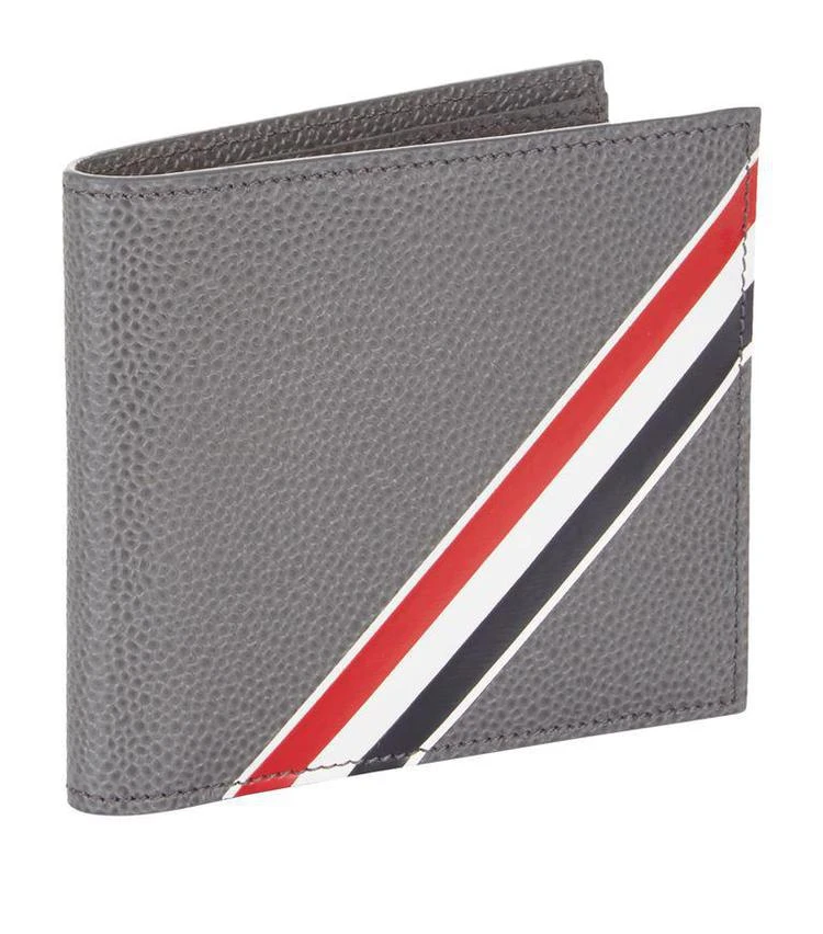 商品Thom Browne|Pebble Grain Stripe Bifold Wallet,价格¥4264,第1张图片