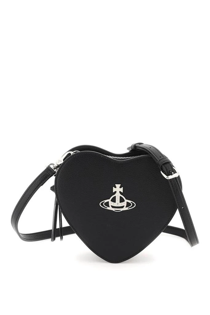 商品Vivienne Westwood|Vivienne Westwood Louise Heart Orb Plaque Shoulder Bag,价格¥2638,第1张图片