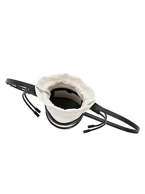 商品Alexander McQueen|Strappy Leather Mini Bucket Bag,价格¥13096,第4张图片详细描述