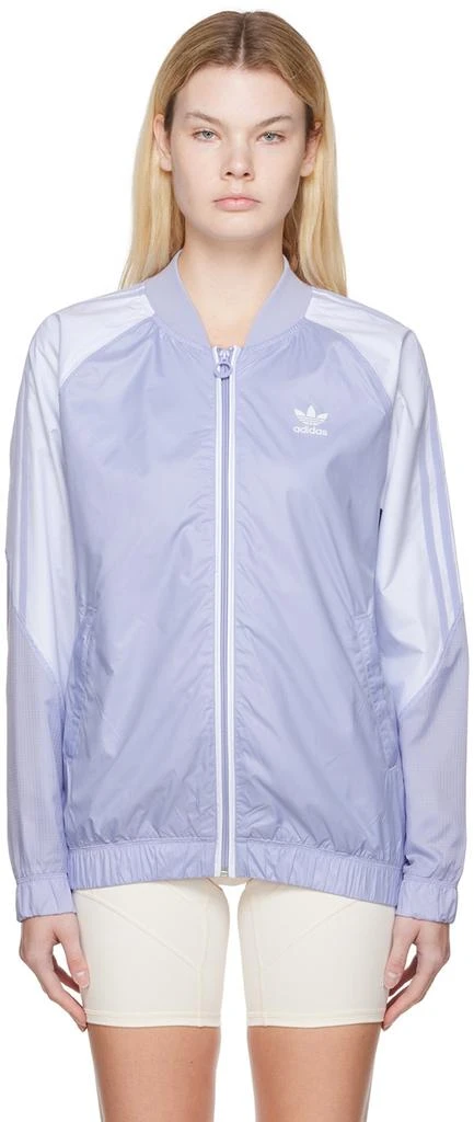 商品Adidas|Purple Summer SST Zip-Up Track Jacket,价格¥224,第1张图片