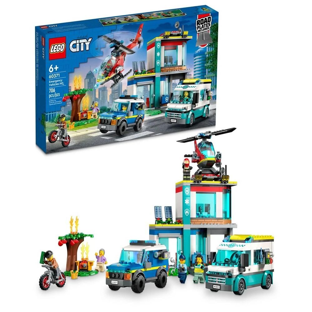 商品LEGO|City Emergency Vehicles HQ 60371 Building Toy Set, 706 Pieces,价格¥417,第1张图片