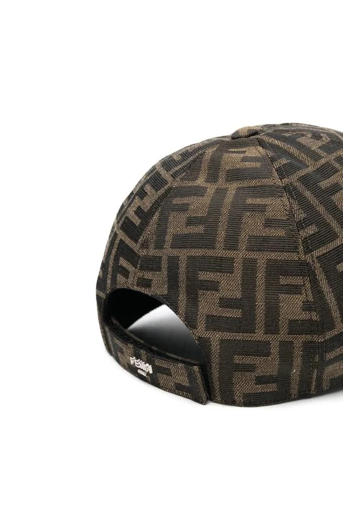 商品Fendi|FF Leather Peak Cap,价格¥3714,第2张图片详细描述