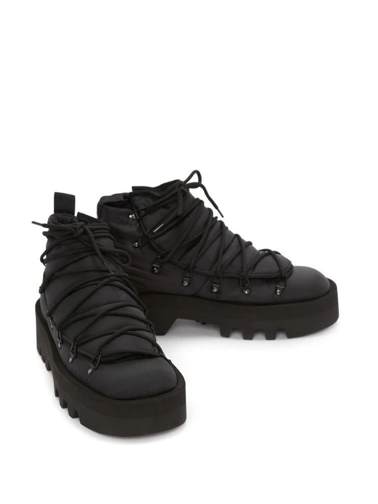 商品JW Anderson|J.W. ANDERSON Padded lace-up boots,价格¥3214,第3张图片详细描述