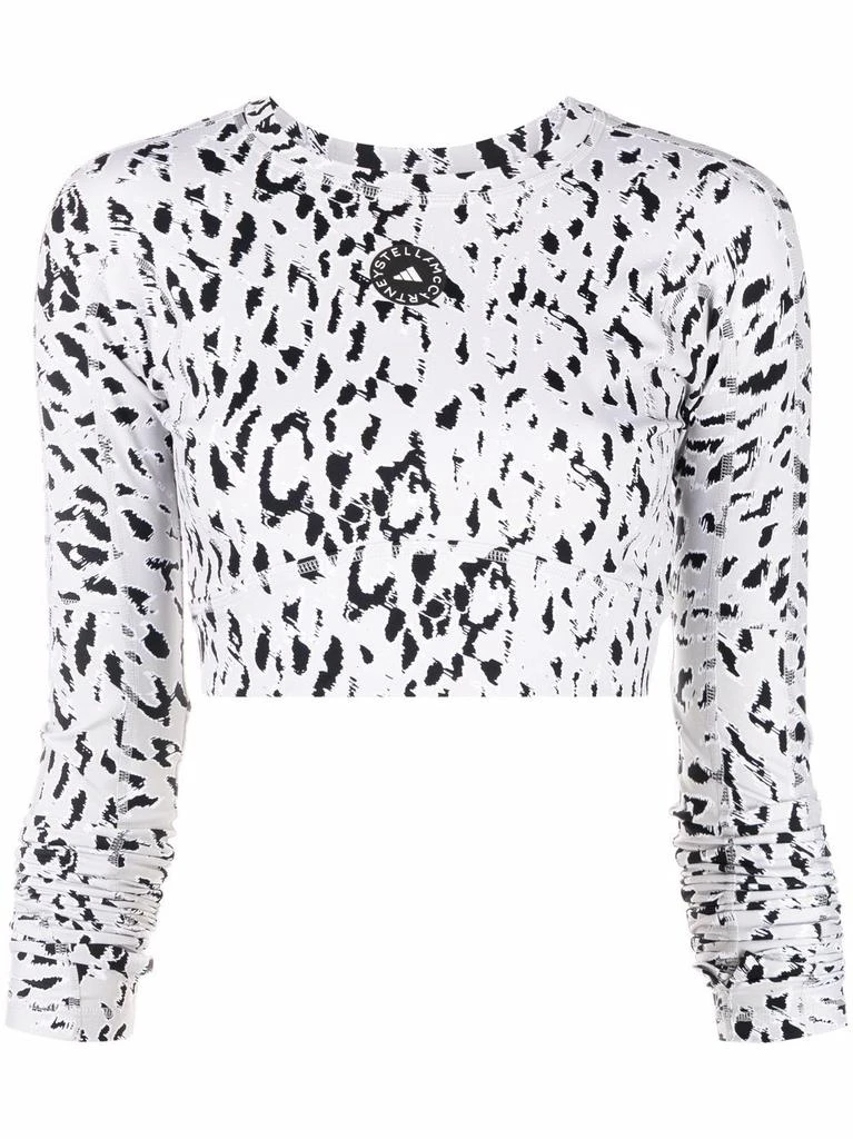 商品Adidas|ADIDAS BY STELLA MCCARTNEY - Recycled Polyester Crop Sweatshirt,价格¥437,第1张图片