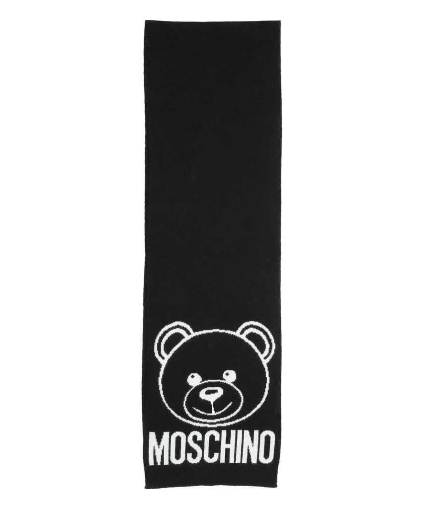 商品Moschino|Moschino Teddy Bear Wool Wool Scarf,价格¥773,第3张图片详细描述