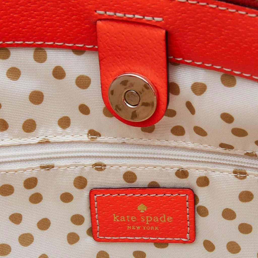 Kate Spade Bright Orange Leather Martine Wellesley Tote 商品