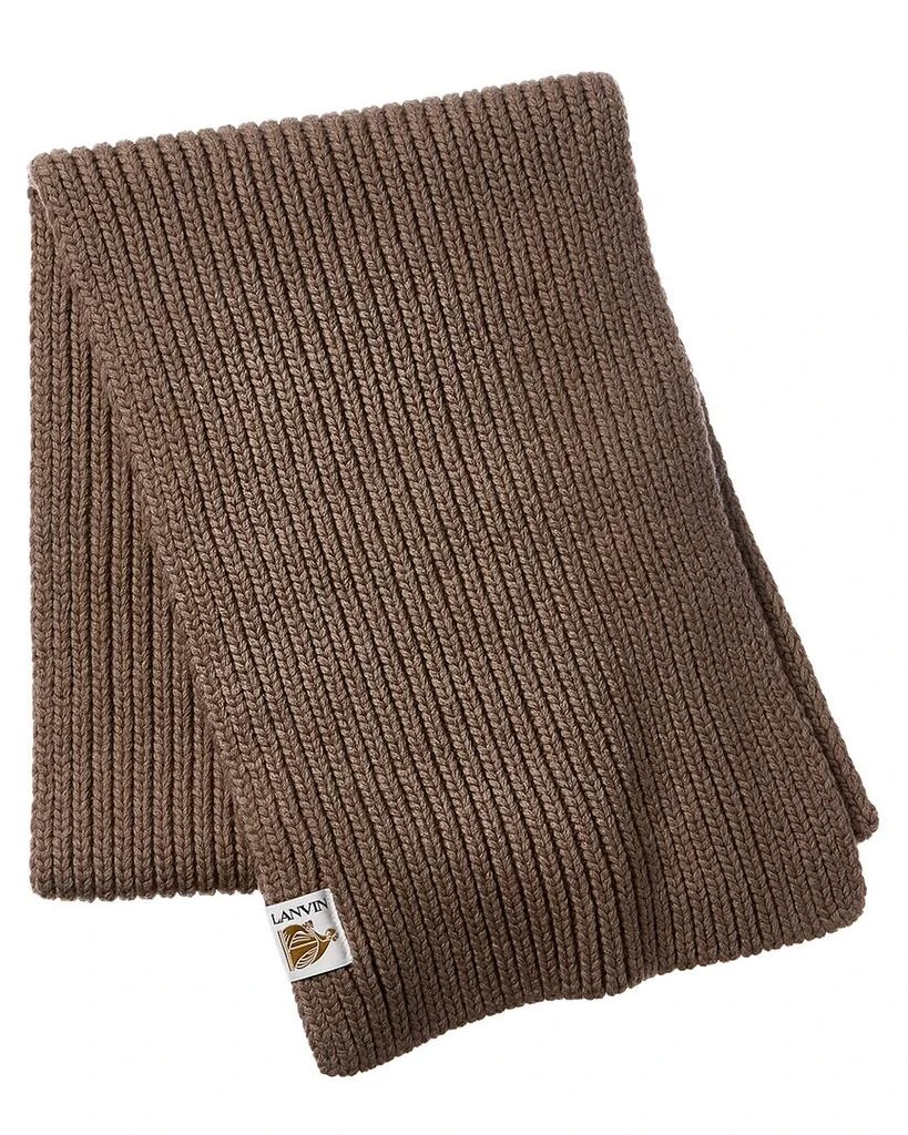 商品Lanvin|LANVIN Chunky Knit Wool Scarf,价格¥2854,第1张图片详细描述