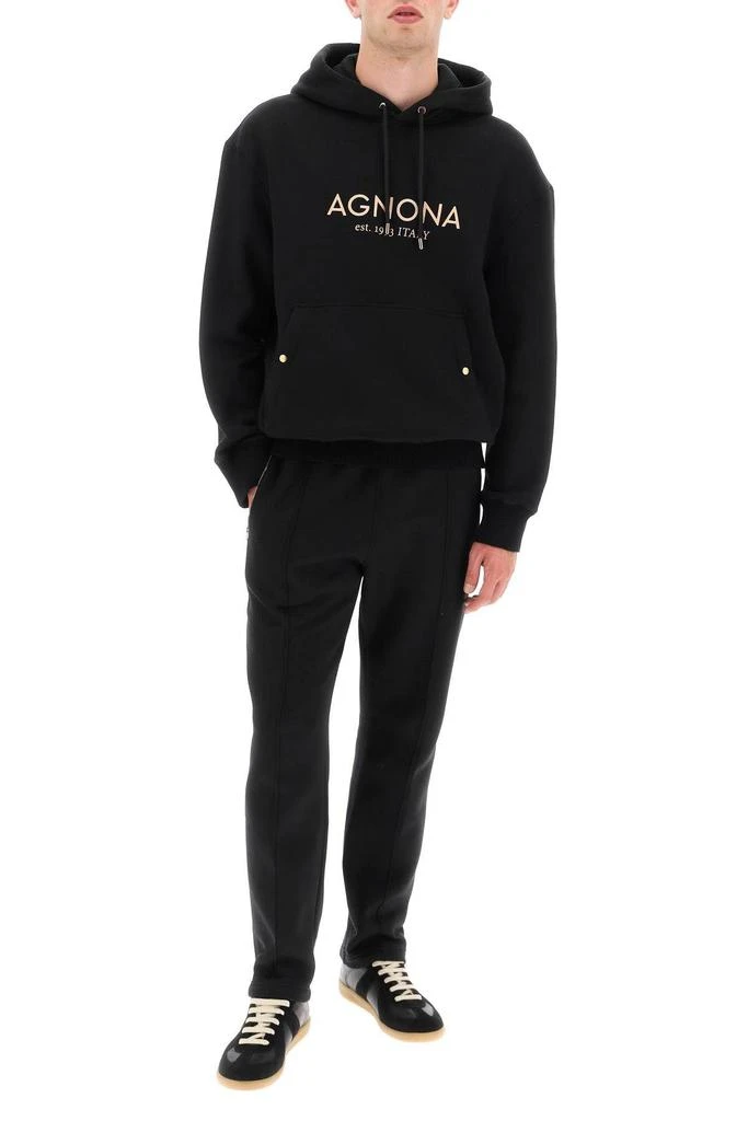 商品AGNONA|COTTON AND SILK JERSEY JOGGER PANTS,价格¥4659,第2张图片详细描述