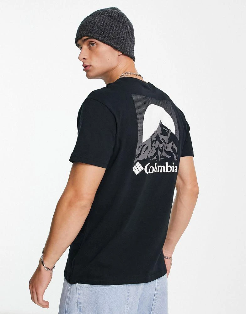 商品Columbia|Columbia Moonscape back graphic t-shirt in black Exclusive at ASOS,价格¥234,第4张图片详细描述