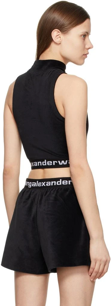 商品Alexander Wang|Black Logo Elastic Tank Top,价格¥1207,第3张图片详细描述