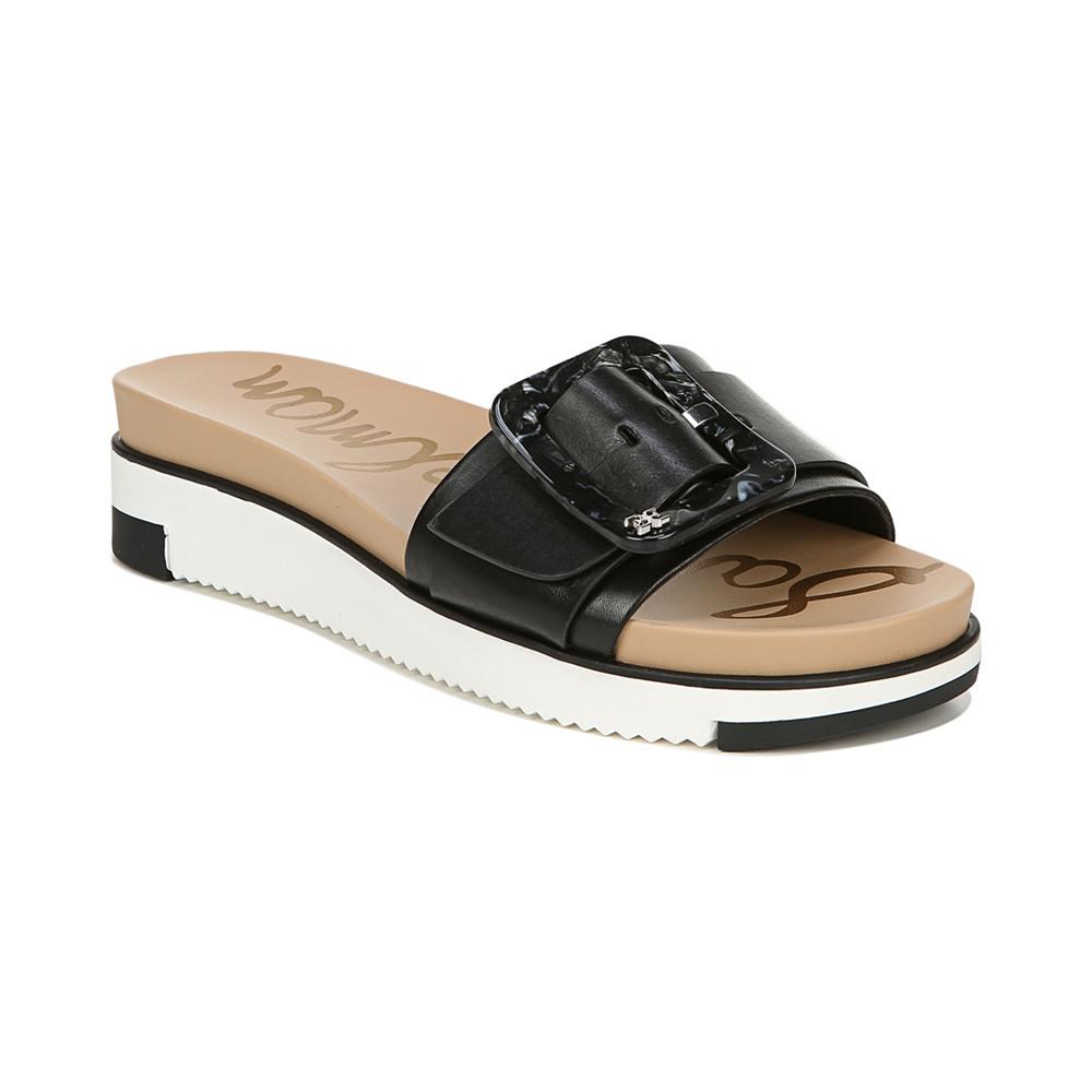 Women's Ariane Platform Buckle Slide Sandals商品第1张图片规格展示