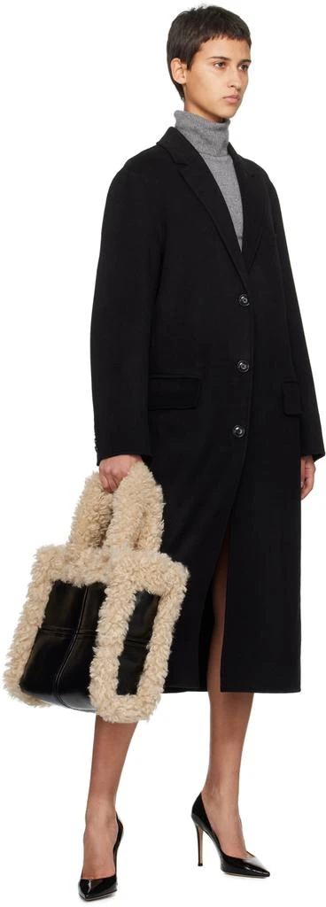 商品STAND STUDIO|黑色 Savile 大衣,价格¥7039,第4张图片详细描述