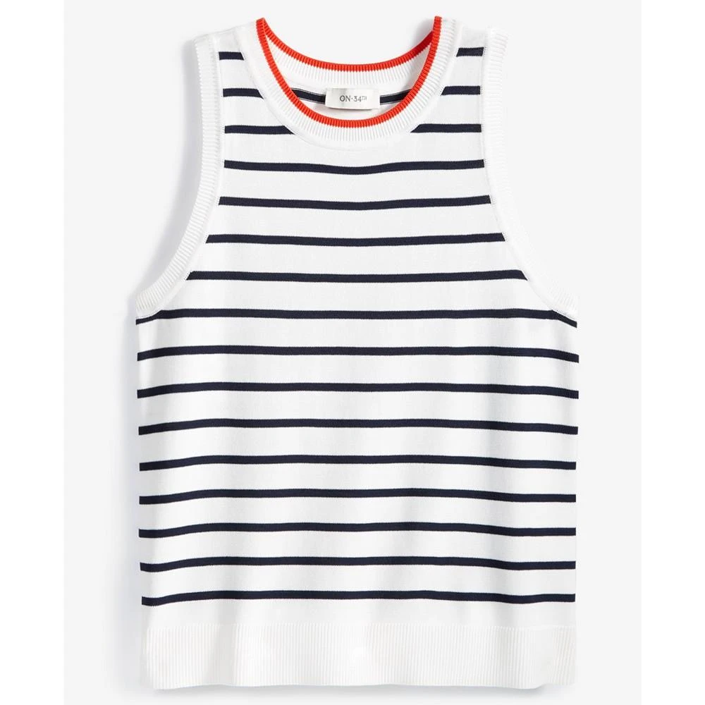 商品On 34th|Women's Crewneck Sleeveless Sweater Top, Created for Macy's,价格¥178,第3张图片详细描述