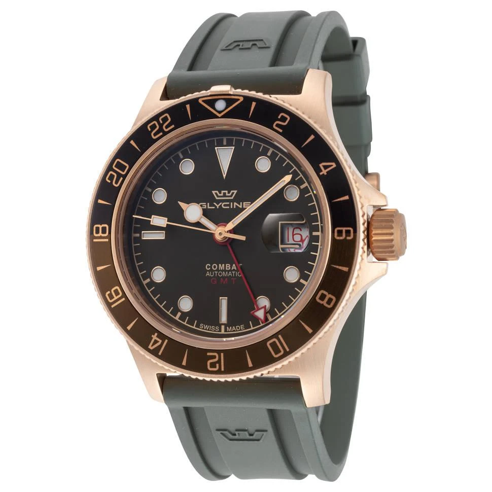 商品Glycine|Glycine Combat Sub Sport 42 GMT Men's Automatic Watch,价格¥3637,第1张图片