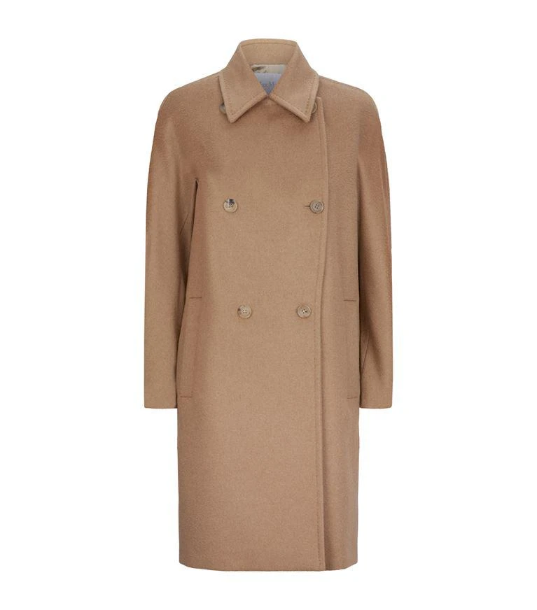 商品Max Mara|Camel Double-Breasted Coat,价格¥16066,第1张图片