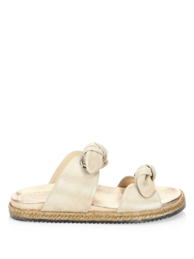 商品Jimmy Choo|Nixon Suede Espadrille Slides,价格¥1784,第5张图片详细描述