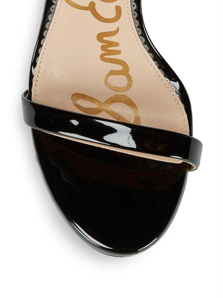 商品Sam Edelman|Ariella Patent 一字带细高跟凉鞋,价格¥272,第3张图片详细描述