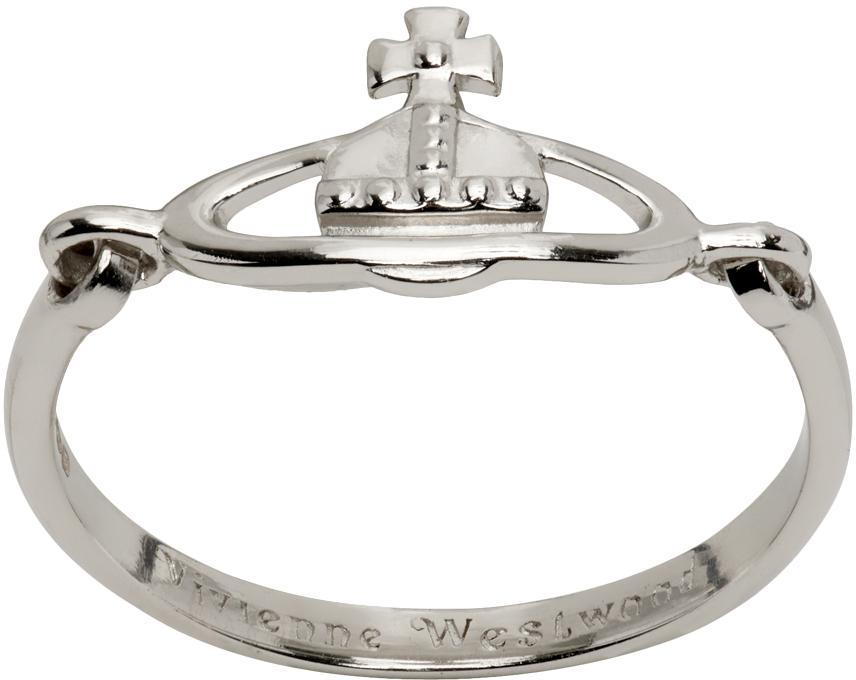 商品Vivienne Westwood|Silver Vendome Ring,价格¥736,第1张图片