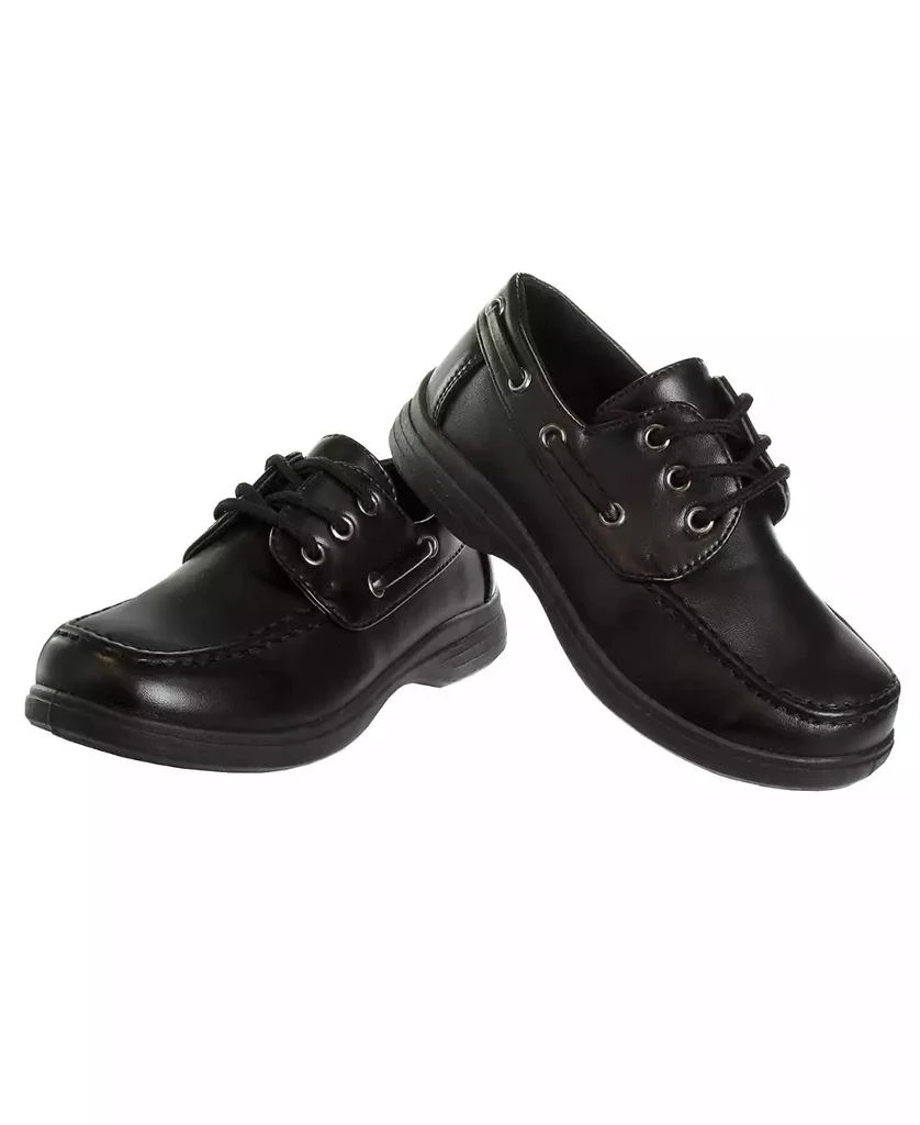 Little Boys Artificial Leather Construction School Shoes 商品