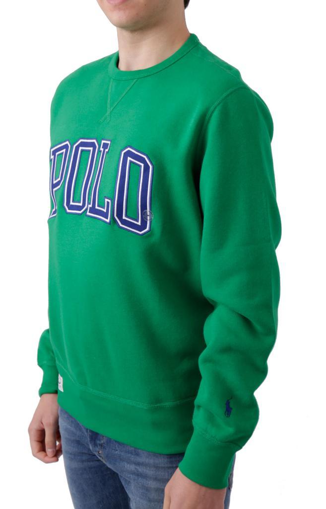 商品Ralph Lauren|Logo Fleece Sweatshirt - Green,价格¥473,第4张图片详细描述