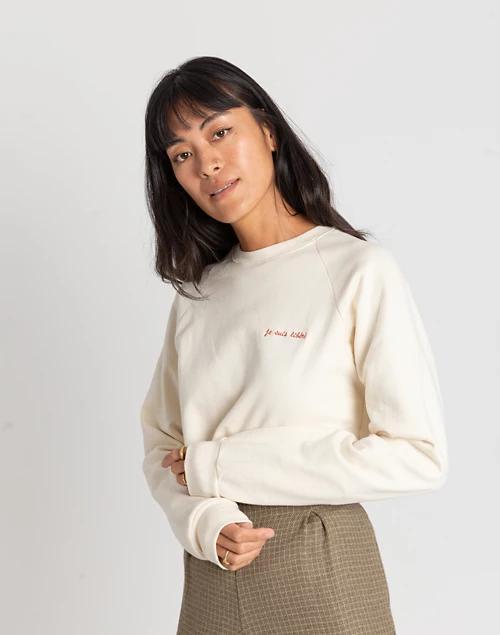 商品Madewell|Gracemade I Am Free Organic Cotton Sweatshirt,价格¥466,第1张图片