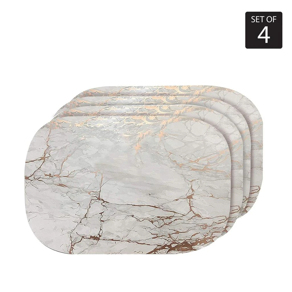 商品Dainty Home|Marble Cork Foil Printed Placemat Set,价格¥319,第1张图片