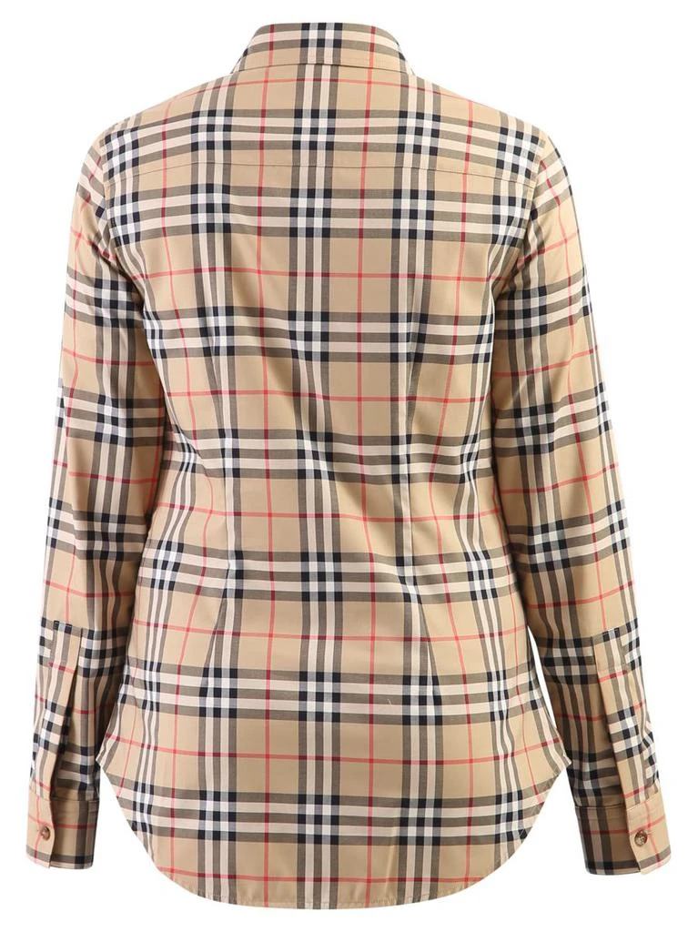 商品Burberry|BURBERRY CHECK MOTIF COTTON SHIRT,价格¥3725,第2张图片详细描述