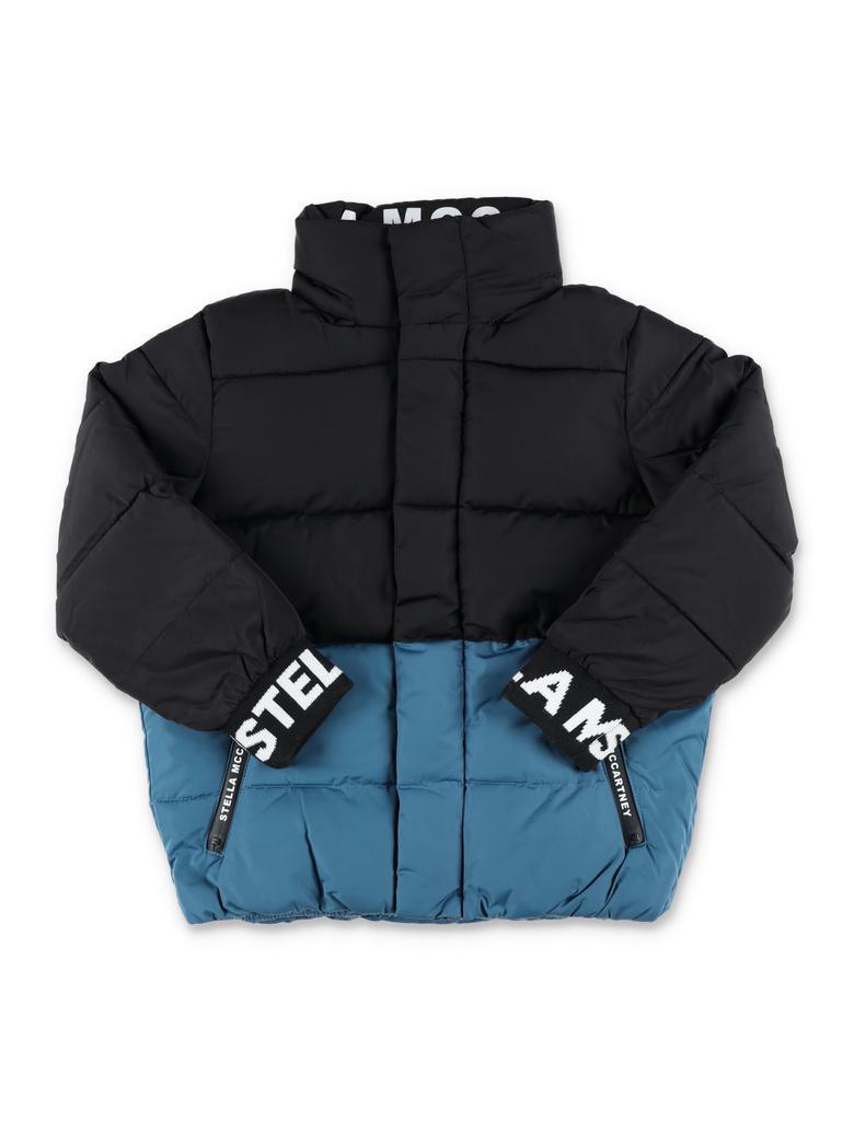 Stella McCartney Kids Bicolor Puffer Jacket商品第1张图片规格展示