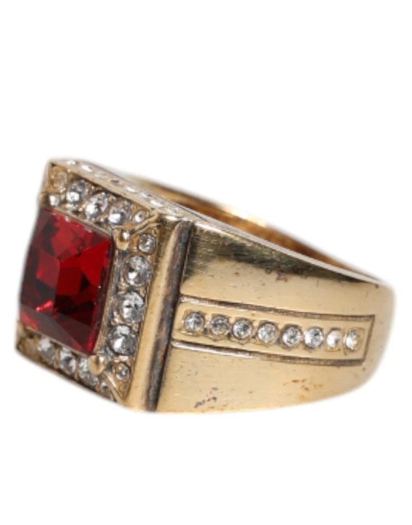 商品Dolce & Gabbana|Dolce & Gabbana Gold Tone Sterling Silver 925 Crystals Ring,价格¥2920,第2张图片详细描述