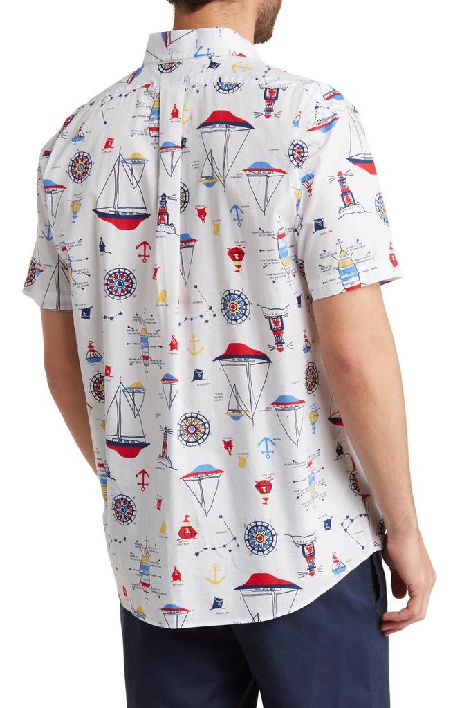 Nautical Poplin Button-Down Shirt商品第2张图片规格展示