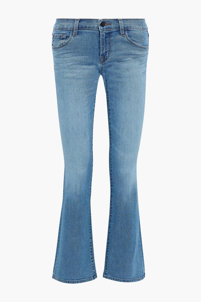 Faded mid-rise bootcut jeans商品第3张图片规格展示