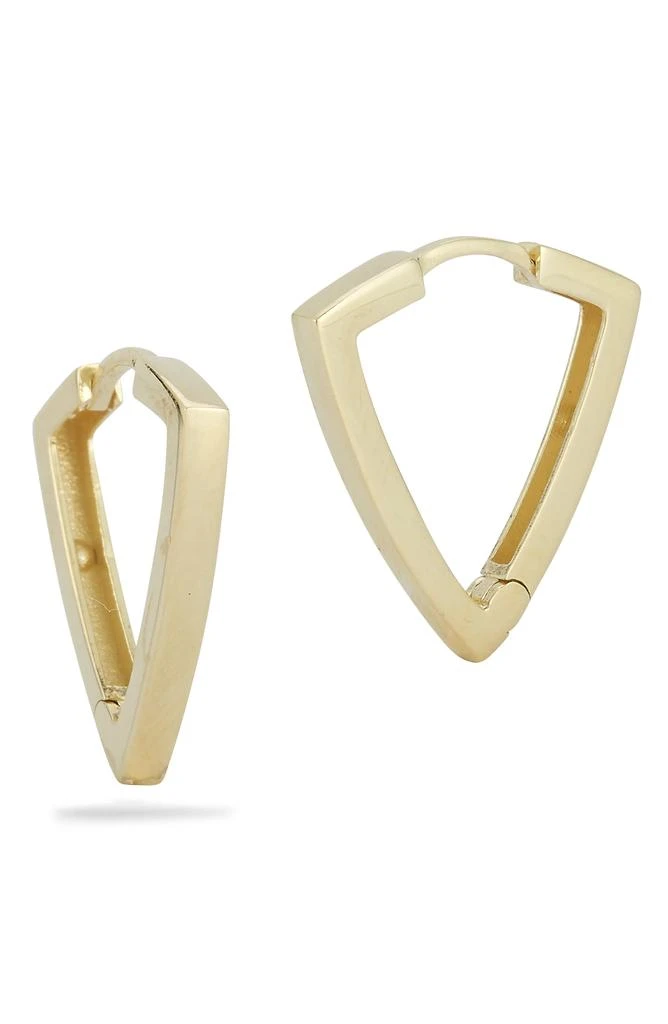 商品Ember Fine Jewelry|14K Gold Dagger Hoop Earrings,价格¥2547,第1张图片