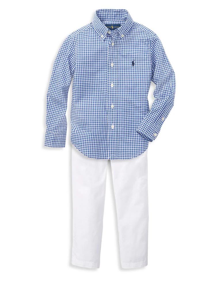 商品Ralph Lauren|Little Boy's & Boy's Gingham Check Shirt,价格¥306,第2张图片详细描述