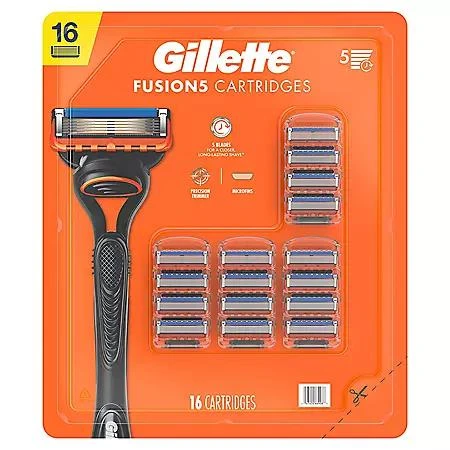 商品Gillette|Gillette Fusion5 Men's Razor Blade Refill Cartridges (16 ct.),价格¥315,第3张图片详细描述