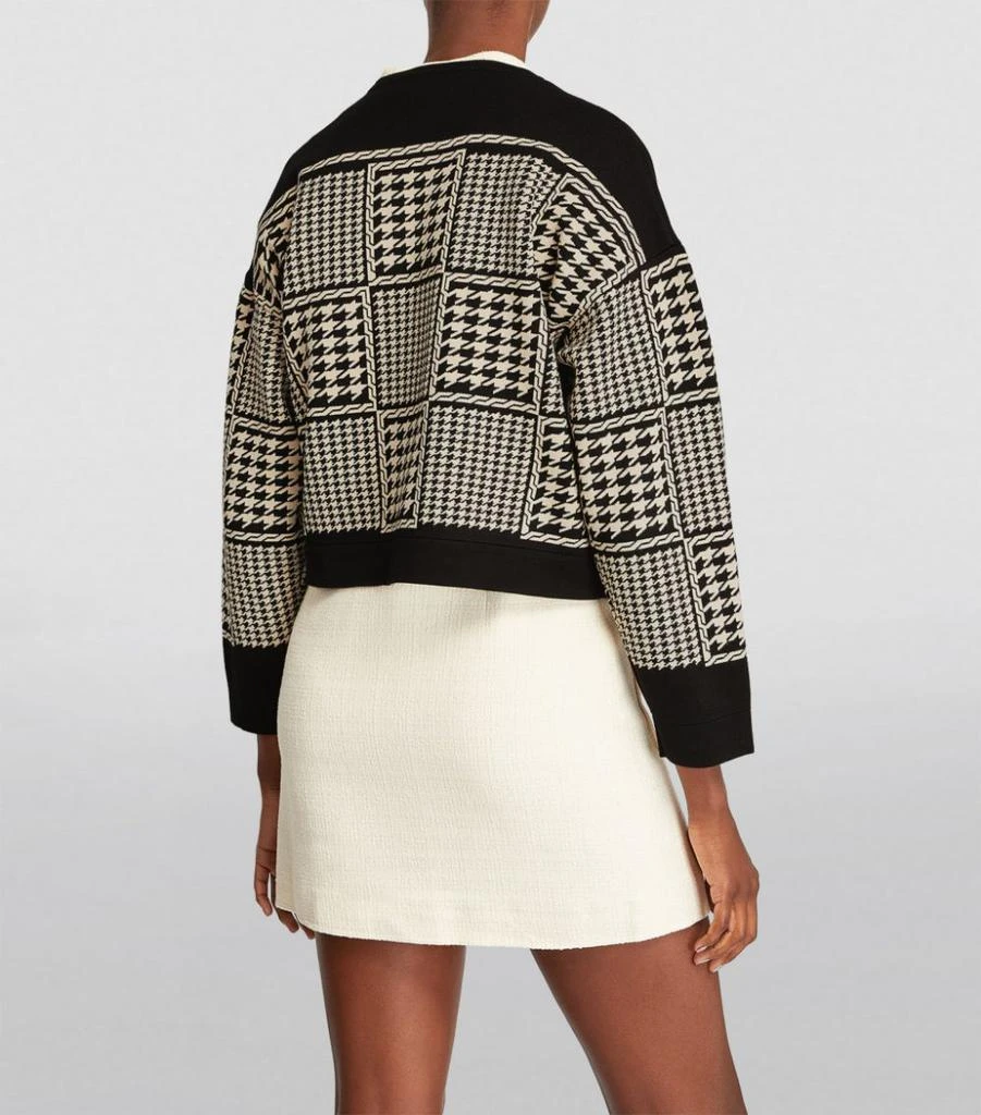 商品Sandro|Houndstooth Cardigan,价格¥2120,第4张图片详细描述