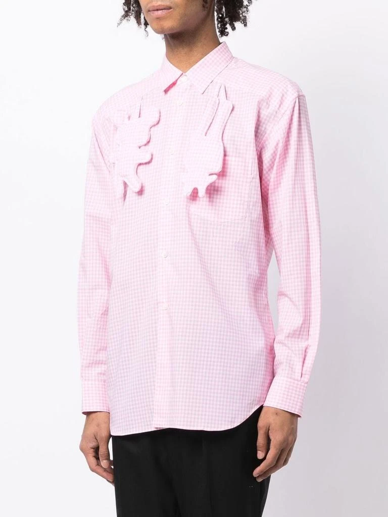 商品Comme des Garcons|COMME DES GARCONS SHIRT MEN DOLL PATCH CHECK SHIRT,价格¥1552,第1张图片