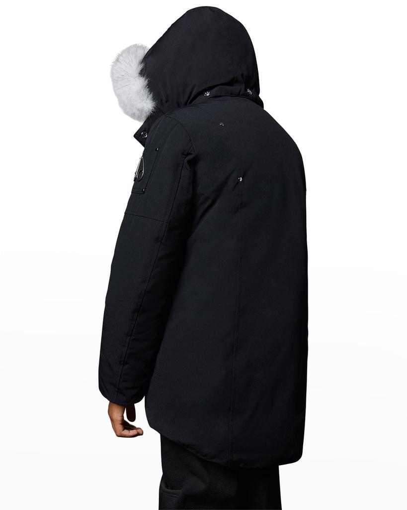 Kid's Fur-Trim Detachable Hooded Parka, Size XXS-XL商品第2张图片规格展示