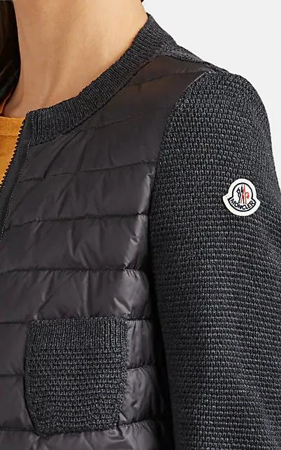 商品Moncler|Down-Quilted & Virgin Wool Sweater,价格¥3939,第4张图片详细描述