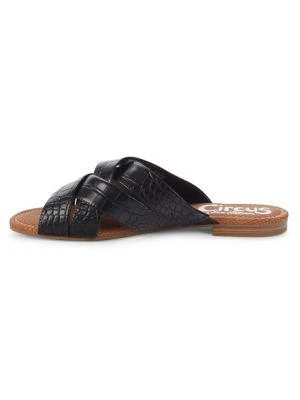 商品Sam Edelman|Burnett Textured Faux Leather Sandals,价格¥148,第4张图片详细描述
