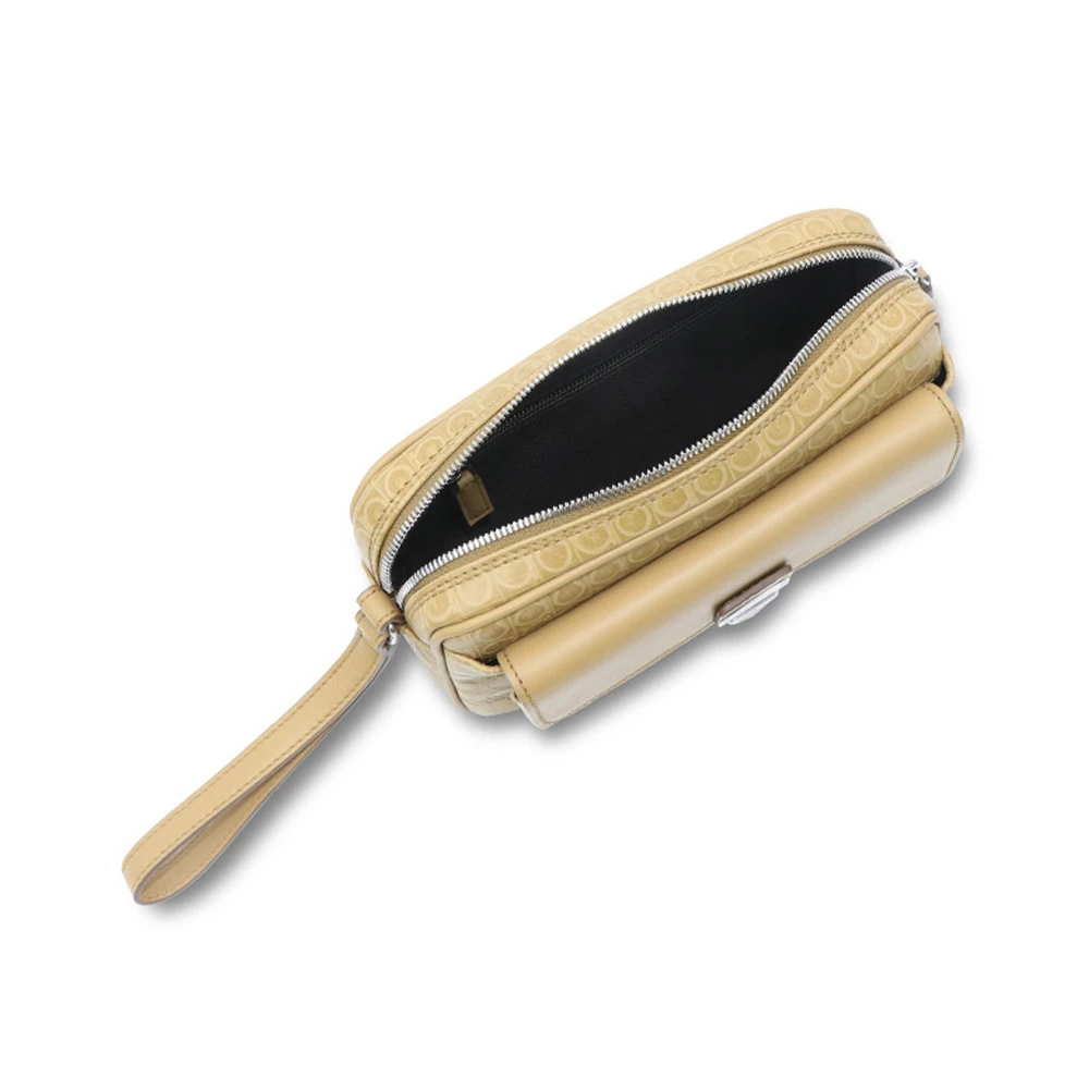 SALVATORE FERRAGAMO 米色女士手拿包 24-9694-608810 商品