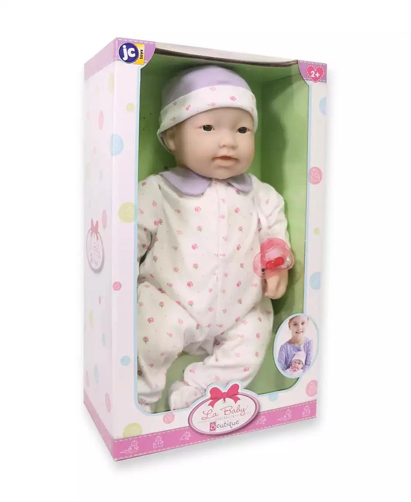 商品JC TOYS|La Baby Asian 20" Soft Body Baby Doll Purple Outfit,价格¥226,第4张图片详细描述